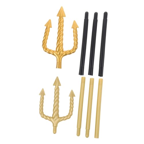 FOMIYES 2 Stück Trigeminus Performance Requisiten Dreizack-Kostüm-Requisite Trident Halloween Prop Teufelsgabel Trident Party Performance Requisite Party -Trick -Requisiten Plastik FOMIYES 2 Stück Trigeminus Performance Requisiten Dreizack-Kostüm-Requisite Trident Halloween Prop Teufelsgabel Trident Party Performance Requisite Party -Trick -Requisiten Plastik von FOMIYES