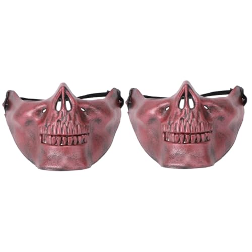 FOMIYES 2 Stück Vollgesichts-Schutzmaske Skelettmaske Halloween Halloween-Maske Schädel-Skelett-Maske FOMIYES 2 Stück Vollgesichts-Schutzmaske Skelettmaske Halloween Halloween-Maske Schädel-Skelett-Maske von FOMIYES