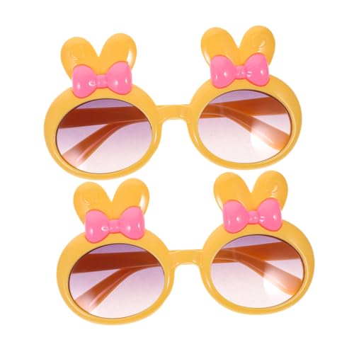 FOMIYES 2 Stück sonnenbrillen für sonnenbrille Outdoor-Strandbrillen Junge Party Kleinkinder runden Sonnenbrille für Mädchen kinderbrille Harz Yellow FOMIYES 2 Stück sonnenbrillen für sonnenbrille Outdoor-Strandbrillen Junge Party Kleinkinder runden Sonnenbrille für Mädchen kinderbrille Harz Yellow von FOMIYES