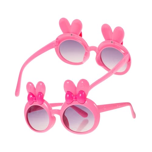 FOMIYES 2 Stück sonnenbrillen für umrandete Sonnenbrille Party runden geformt babygläschen sonnenbrille Sonnenbrillen-Requisite sonnenbrille Harz Rosa von FOMIYES
