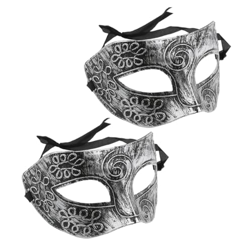 FOMIYES 2 Stücke Griechische Und Römische Masken Maskenparty Maskerade Maske Männer Halloween-maske Maskerademaske Für Jungen Kleiderparty-zubehör Kostüm Dekorative Maske Silber Plastik FOMIYES 2 Stücke Griechische Und Römische Masken Maskenparty Maskerade Maske Männer Halloween-maske Maskerademaske Für Jungen Kleiderparty-zubehör Kostüm Dekorative Maske Silber Plastik von FOMIYES