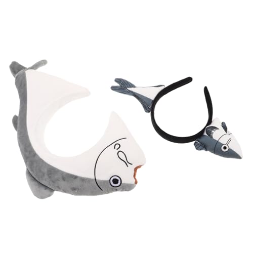 FOMIYES 2 Stücke Lustiges Teiliges Fisch Haarreif Meerestier Kostüm Haarband Cartoon Kopfband Damen Bequem Leicht für Halloween Party Cosplay und Festliche Anlässe FOMIYES 2 Stücke Lustiges Teiliges Fisch Haarreif Meerestier Kostüm Haarband Cartoon Kopfband Damen Bequem Leicht für Halloween Party Cosplay und Festliche Anlässe von FOMIYES