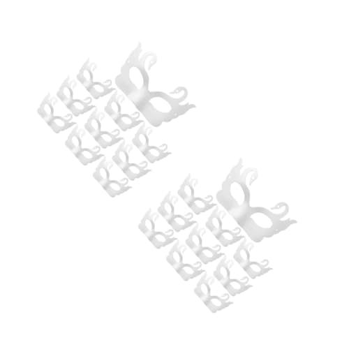 FOMIYES 20 Stck. Teiliges DIY Papiermasken Schwanenform Halbgesichtsmasken zum Bemalen Handgefertigte Karnevalsmasken aus Nachhaltigem Papier für Kreative Gruppenaktivitäten und Halloween FOMIYES 20 Stck. Teiliges DIY Papiermasken Schwanenform Halbgesichtsmasken zum Bemalen Handgefertigte Karnevalsmasken aus Nachhaltigem Papier für Kreative Gruppenaktivitäten und Halloween von FOMIYES
