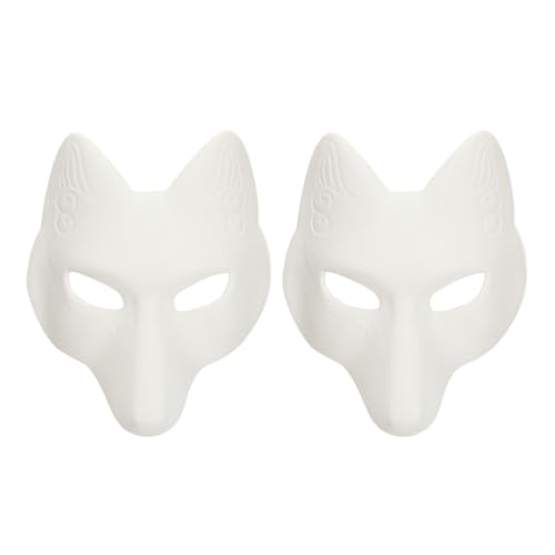 FOMIYES 2Stücke Halloween Tiermasken Entzückende Fuchs Masken für Erwachsene Maskerade Party Dekoration Rollenspiel Accessoire FOMIYES 2Stücke Halloween Tiermasken Entzückende Fuchs Masken für Erwachsene Maskerade Party Dekoration Rollenspiel Accessoire von FOMIYES