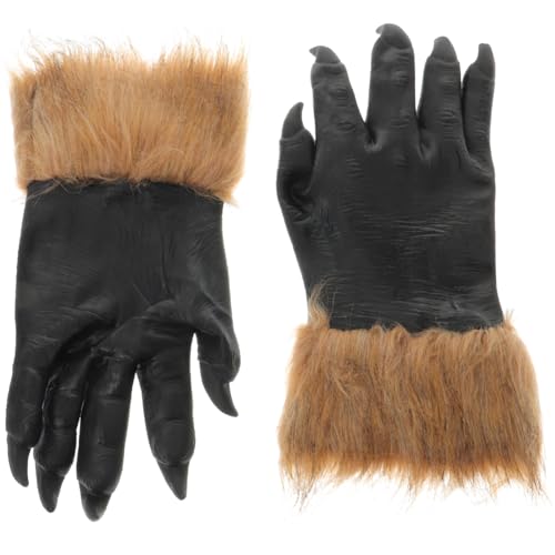 FOMIYES 2Stücke Halloween Wolf Krallen Requisiten für Kostüm Party Cosplay Ergänzung für Gruselige Festlichkeiten FOMIYES 2Stücke Halloween Wolf Krallen Requisiten für Kostüm Party Cosplay Ergänzung für Gruselige Festlichkeiten von FOMIYES