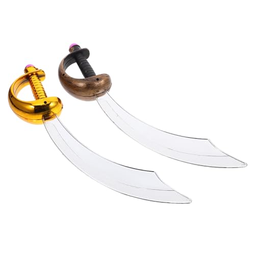 FOMIYES 2Stücke Piratenkostümschwerter Für Gefälschte Piratenschwerter Für Rollenspiele Halloween Kostümpartys FOMIYES 2Stücke Piratenkostümschwerter Für Gefälschte Piratenschwerter Für Rollenspiele Halloween Kostümpartys von FOMIYES