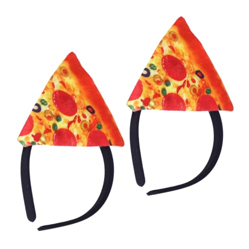 FOMIYES 2Stücke Pizzastück Stirnbänder Lustige Kopfbedeckung für Halloween Partys Langlebiges Material Einzigartiges Design für Fotos Accessoire für Erwachsene FOMIYES 2Stücke Pizzastück Stirnbänder Lustige Kopfbedeckung für Halloween Partys Langlebiges Material Einzigartiges Design für Fotos Accessoire für Erwachsene von FOMIYES