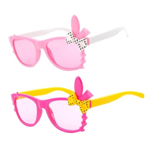 FOMIYES 2Stücke Sonnenbrille mit Hasenohren Schleife Lustige Party Sonnenbrille für Ostern UV Leichtes Design für Outdoor Aktivitäten FOMIYES 2Stücke Sonnenbrille mit Hasenohren Schleife Lustige Party Sonnenbrille für Ostern UV Leichtes Design für Outdoor Aktivitäten von FOMIYES