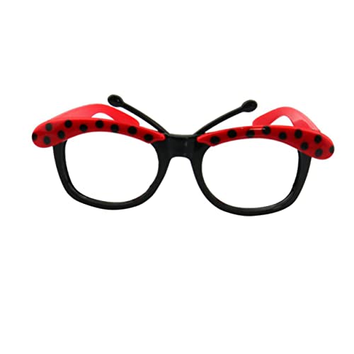 FOMIYES 3 Paare Halloween-Brille Kostüm Marienkäfer-Kostüm leichte Brille Damen lustige Festivalbrille rot FOMIYES 3 Paare Halloween-Brille Kostüm Marienkäfer-Kostüm leichte Brille Damen lustige Festivalbrille rot von FOMIYES