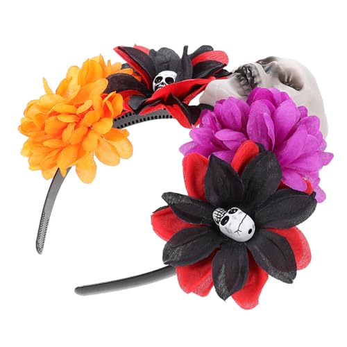 FOMIYES 3 Stück Halloween Haarreif mit Rosen und Leichtes Festival Kopfschmuck für Damen Komfortables Halloween Accessoire für Party Cosplay und Kostümveranstaltungen FOMIYES 3 Stück Halloween Haarreif mit Rosen und Leichtes Festival Kopfschmuck für Damen Komfortables Halloween Accessoire für Party Cosplay und Kostümveranstaltungen von FOMIYES