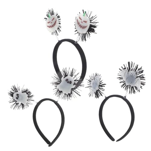 FOMIYES 3 Stück Halloween Haarreifen mit Leuchtenden Fledermaus Geistermotiven Leichtes Komfortables Cosplay Haarzubehör für Erwachsene für Party Themenveranstaltungen FOMIYES 3 Stück Halloween Haarreifen mit Leuchtenden Fledermaus Geistermotiven Leichtes Komfortables Cosplay Haarzubehör für Erwachsene für Party Themenveranstaltungen von FOMIYES