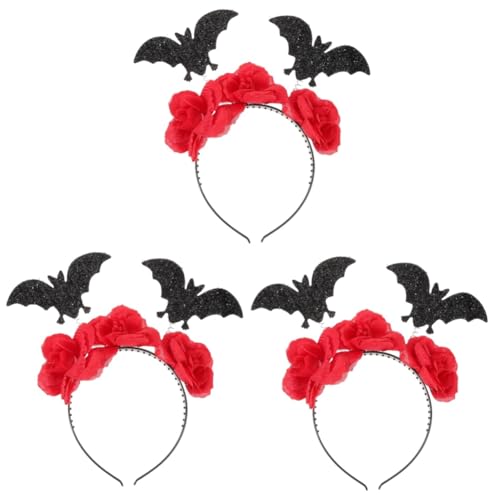 FOMIYES 3 Stück Halloween Haarschmuck Schwarzer Spinnen Haarreif mit Blumen Design Atmungsaktives Formstabiles Stirnband für Damen und Mädchen Kopfschmuck für Halloween Partys und FOMIYES 3 Stück Halloween Haarschmuck Schwarzer Spinnen Haarreif mit Blumen Design Atmungsaktives Formstabiles Stirnband für Damen und Mädchen Kopfschmuck für Halloween Partys und von FOMIYES