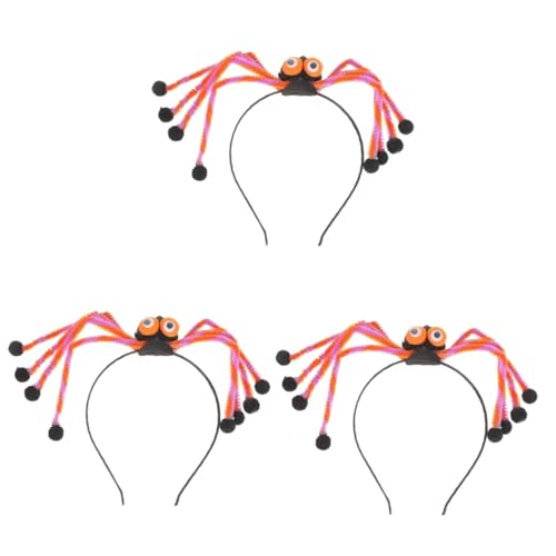 FOMIYES 3 Stück Lustiges Halloween Spinnen Haarreif aus Plüsch und Leichtes Bequemes Party Stirnband für Damen Dekorativer Karneval Kopfschmuck Halloween Kostüm Accessoire FOMIYES 3 Stück Lustiges Halloween Spinnen Haarreif aus Plüsch und Leichtes Bequemes Party Stirnband für Damen Dekorativer Karneval Kopfschmuck Halloween Kostüm Accessoire von FOMIYES