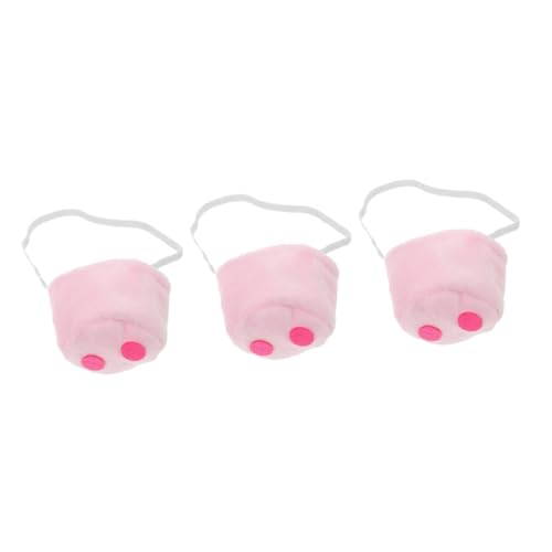 FOMIYES 3 Stück Plüsch Schweinenase Kostümzubehör Leichtes Bequemes Tiernase Accessoire für Halloween Karneval Cosplay und Faschingsparty FOMIYES 3 Stück Plüsch Schweinenase Kostümzubehör Leichtes Bequemes Tiernase Accessoire für Halloween Karneval Cosplay und Faschingsparty von FOMIYES