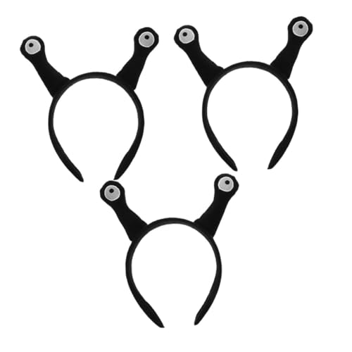 FOMIYES 3 Stück Schneckenstirnbänder Zubehör für Partykostüme Spiel mit Stirnbändern geburtstagsdeko party zubehör kreative Haaraccessoires Schneckenantennen-Stirnband Stoff Black FOMIYES 3 Stück Schneckenstirnbänder Zubehör für Partykostüme Spiel mit Stirnbändern geburtstagsdeko party zubehör kreative Haaraccessoires Schneckenantennen-Stirnband Stoff Black von FOMIYES