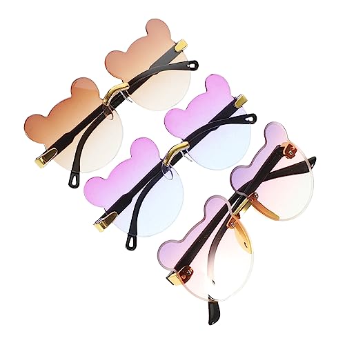 FOMIYES 3 Stück Sonnenbrillen-Requisite Sonnenbrille für Jungen sonnenbrille groß Sonnenbrille in Bärenform Karikatur Party-Foto-Requisite trendige sonnenbrille Stk Zufällige Farbe FOMIYES 3 Stück Sonnenbrillen-Requisite Sonnenbrille für Jungen sonnenbrille groß Sonnenbrille in Bärenform Karikatur Party-Foto-Requisite trendige sonnenbrille Stk Zufällige Farbe von FOMIYES