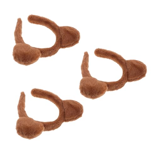 FOMIYES 3 Stück Stirnband Bärenohr Haarband Bärenohren Frauen Haarreif Mit Bärenohren Urlaubsparty Haarband Kostüm Bärenohren Haarzubehör Für Cosplay Haarschmuck Für Party Kaffee Stoff FOMIYES 3 Stück Stirnband Bärenohr Haarband Bärenohren Frauen Haarreif Mit Bärenohren Urlaubsparty Haarband Kostüm Bärenohren Haarzubehör Für Cosplay Haarschmuck Für Party Kaffee Stoff von FOMIYES