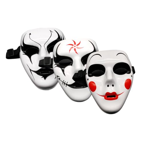 FOMIYES 3 Stück Teiliges Handgefertigter Halloween Masken Kreative Cosplay Masken für Kostümpartys für Halloween Bars und Besondere Anlässe FOMIYES 3 Stück Teiliges Handgefertigter Halloween Masken Kreative Cosplay Masken für Kostümpartys für Halloween Bars und Besondere Anlässe von FOMIYES