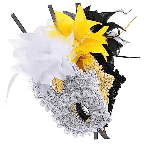 FOMIYES 3Stücke Blumenmaske für Maskerade Karneval Halbe Gesichtsmaske für Damen für Kostümpartys Events FOMIYES 3Stücke Blumenmaske für Maskerade Karneval Halbe Gesichtsmaske für Damen für Kostümpartys Events von FOMIYES
