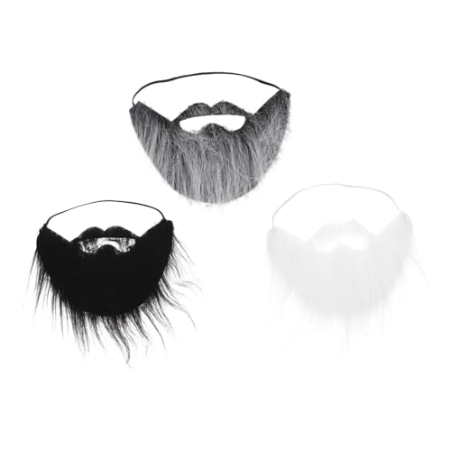 FOMIYES 3Stücke Teiliges Falsche Für Lustige Schnurrbärte Für Kostümpartys Halloween Cosplay Geburtstagsfeiern Hautfreundliches Material FOMIYES 3Stücke Teiliges Falsche Für Lustige Schnurrbärte Für Kostümpartys Halloween Cosplay Geburtstagsfeiern Hautfreundliches Material von FOMIYES