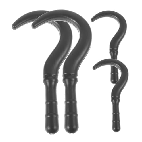 FOMIYES 4 Pcs Piratenhaken Handkostümzubehör Für Kinder Und Erwachsene Realistische Plastikpiratenhaken Für Halloween -themenpartys Und DIY -Piraten -Kleider Kits FOMIYES 4 Pcs Piratenhaken Handkostümzubehör Für Kinder Und Erwachsene Realistische Plastikpiratenhaken Für Halloween -themenpartys Und DIY -Piraten -Kleider Kits von FOMIYES