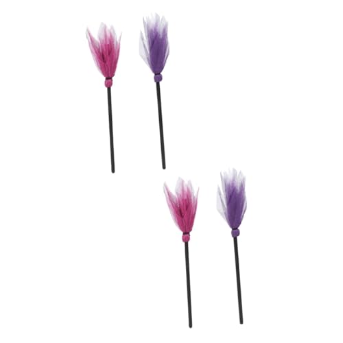 FOMIYES 4 Stck. Halloween Hexenbesen Deko Cosplay Besenstiel Erwachsene Abnehmbar Halloween Party Zubehör und Verschleißfest FOMIYES 4 Stck. Halloween Hexenbesen Deko Cosplay Besenstiel Erwachsene Abnehmbar Halloween Party Zubehör und Verschleißfest von FOMIYES