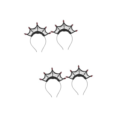 FOMIYES 4 Stck. Halloween Spinnennetz Haarreif Leichter Kopfschmuck aus Strapazierfähigem Vliesstoff nicht Verblassend Komfortabel und Rutschfest für Halloween Party Karneval und Cosplay FOMIYES 4 Stck. Halloween Spinnennetz Haarreif Leichter Kopfschmuck aus Strapazierfähigem Vliesstoff nicht Verblassend Komfortabel und Rutschfest für Halloween Party Karneval und Cosplay von FOMIYES