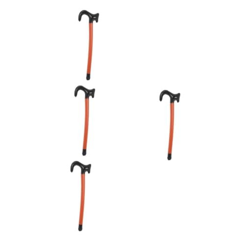 FOMIYES 4 Stück Aufblasbarer Krücken PVC Strapazierfähiger Party Performance Requisit Leichtes Zubehör für Halloween und Geburtstagsfeiern von FOMIYES