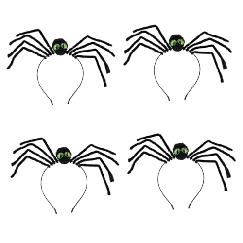 FOMIYES 4 Stück Halloween Spinnen Haarband Gruseliges Cosplay Accessoire für Kostümparty Verstellbar Leicht Passend für Karneval Maskerade Geburtstagsfeier und Themenpartys FOMIYES 4 Stück Halloween Spinnen Haarband Gruseliges Cosplay Accessoire für Kostümparty Verstellbar Leicht Passend für Karneval Maskerade Geburtstagsfeier und Themenpartys von FOMIYES