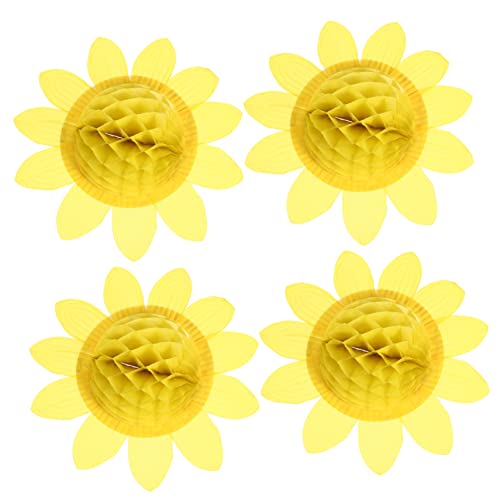 FOMIYES 4 Stück Handgemachte Blume Der Sonnenblume Blumen Schall- Party Gefälscht Erwachsene Hochzeit Thematisiert Strand Hängendes Papier Gelb Umweltfreundliches Plastikpapier FOMIYES 4 Stück Handgemachte Blume Der Sonnenblume Blumen Schall- Party Gefälscht Erwachsene Hochzeit Thematisiert Strand Hängendes Papier Gelb Umweltfreundliches Plastikpapier von FOMIYES