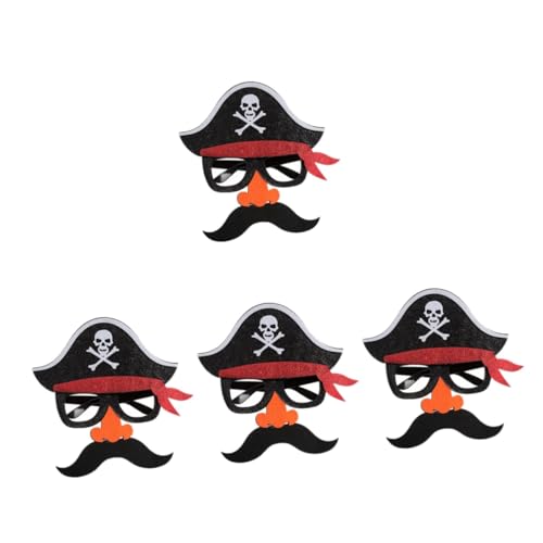 FOMIYES 4 Stück Piraten Maske Halloween Party Elegant Leichtes Kostümzubehör für Herren Damen Bühnenauftritt Verstellbar Komfortabel FOMIYES 4 Stück Piraten Maske Halloween Party Elegant Leichtes Kostümzubehör für Herren Damen Bühnenauftritt Verstellbar Komfortabel von FOMIYES