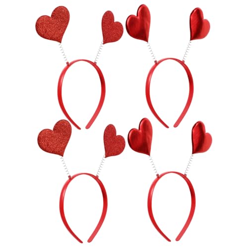 FOMIYES 4 Stück Teiliges Herz Haarband für Valentinstag Leichte und Langlebige Kostüm Accessoires für Festliche Partys und Fotos mit Freunden und Familie FOMIYES 4 Stück Teiliges Herz Haarband für Valentinstag Leichte und Langlebige Kostüm Accessoires für Festliche Partys und Fotos mit Freunden und Familie von FOMIYES