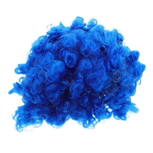 FOMIYES 4 Stück Teiliges Kurzes Fluffiges Afro Perücken Bunte Lockige Disco Kostüm Perücke für Halloween Karneval Cosplay und Party Unisex Leicht Atmungsaktiv und Pflegeleicht von FOMIYES