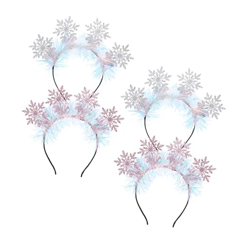 FOMIYES 4 Stück Weihnachts Stirnbänder Schneeflocke Glitzer Haarreifen Winterliche Festliche Haarschmuck Accessoires für Damen und Mädchen Robuste Komfortable Kopfbänder für FOMIYES 4 Stück Weihnachts Stirnbänder Schneeflocke Glitzer Haarreifen Winterliche Festliche Haarschmuck Accessoires für Damen und Mädchen Robuste Komfortable Kopfbänder für von FOMIYES