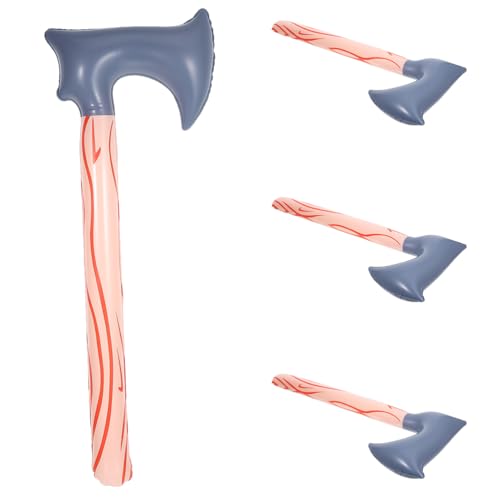 FOMIYES 4 Stück aufblasbare Axtballons: PVC-Axt-Requisiten, Cosplay-Zubehör für Karnevalsbühnenauftritte und Feiertagsfeiern von FOMIYES