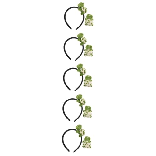 FOMIYES 5 Sätze Halloween-kostüm-stirnbänder Für Frauen Tierhaarspange Schildkröte Party Stirnband Kind Halloween Kostümzubehör Festival-kopfschmuck Für Frauen Stoff Green FOMIYES 5 Sätze Halloween-kostüm-stirnbänder Für Frauen Tierhaarspange Schildkröte Party Stirnband Kind Halloween Kostümzubehör Festival-kopfschmuck Für Frauen Stoff Green von FOMIYES