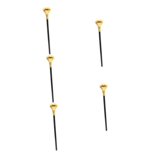 FOMIYES 5 Stück Halloween König Handstab Cosplay Prop Langlebig Sicher Goldfarbig für Party Dekoration und Verkleidung FOMIYES 5 Stück Halloween König Handstab Cosplay Prop Langlebig Sicher Goldfarbig für Party Dekoration und Verkleidung von FOMIYES