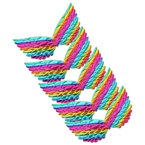 FOMIYES 5 Stück Teiliges Bunte Einhornflügel Kostüm Accessoires Leichte Partyflügel für Halloween Weihnachten Tanz Geburtstag Aufführung von FOMIYES