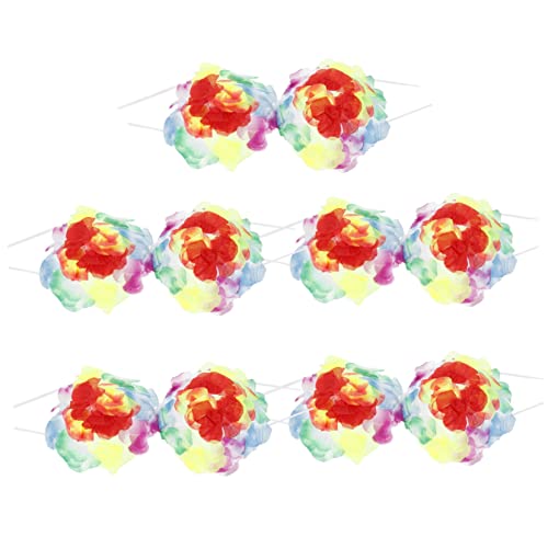 FOMIYES 5 Stück Teiliges Hawaiian Hibiskus Blumen Bikini Tops und Rock Kostüm Zubehör für Party für Luau Feiern und Sommerveranstaltungen FOMIYES 5 Stück Teiliges Hawaiian Hibiskus Blumen Bikini Tops und Rock Kostüm Zubehör für Party für Luau Feiern und Sommerveranstaltungen von FOMIYES