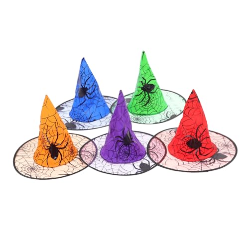 FOMIYES 5 Stück Teiliges Hexenhut für Halloween Dekorative Cosplay Hüte Bequeme Hautfreundliche Materialien Einzigartige Halloween Dekoration für Partys für Kostüme und Festivals FOMIYES 5 Stück Teiliges Hexenhut für Halloween Dekorative Cosplay Hüte Bequeme Hautfreundliche Materialien Einzigartige Halloween Dekoration für Partys für Kostüme und Festivals von FOMIYES