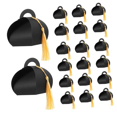 FOMIYES 50 Stück Doktorhut Geschenkschachteln Abschlussfeier Süßigkeitenverpackungen für Graduation Partys Feierliche Anlässe Partyfavor FOMIYES 50 Stück Doktorhut Geschenkschachteln Abschlussfeier Süßigkeitenverpackungen für Graduation Partys Feierliche Anlässe Partyfavor von FOMIYES