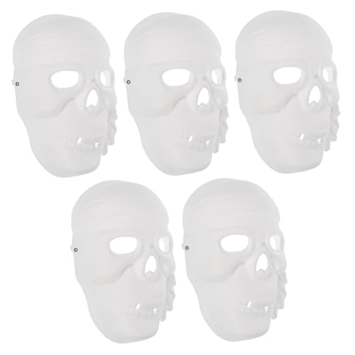 FOMIYES 5Stücke DIY Leere Masken für Weiße Maskerademaske Ausmalen Kreative Bastelideen für Partys Kostümpartys Halloween Dekoration FOMIYES 5Stücke DIY Leere Masken für Weiße Maskerademaske Ausmalen Kreative Bastelideen für Partys Kostümpartys Halloween Dekoration von FOMIYES