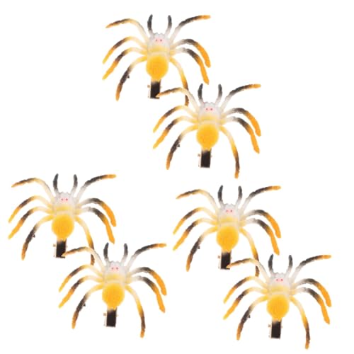 FOMIYES 6 Stck. Halloween Haarspangen mit Gothic Spinnen Design Langlebige Haarnadeln für Party und Alltag Stilvolles Haarschmuck Zubehör für Gruselige Kostüme und Festliche Looks FOMIYES 6 Stck. Halloween Haarspangen mit Gothic Spinnen Design Langlebige Haarnadeln für Party und Alltag Stilvolles Haarschmuck Zubehör für Gruselige Kostüme und Festliche Looks von FOMIYES