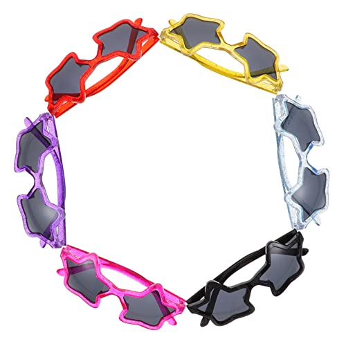 FOMIYES 6 Stück Cartoon -sonnenbrille Party Stern Perlen Bulk-sonnenbrille Für Zubehör Trendige Sonnenbrille Lustig Dekorative Brille Kinderbrille Retro FOMIYES 6 Stück Cartoon -sonnenbrille Party Stern Perlen Bulk-sonnenbrille Für Zubehör Trendige Sonnenbrille Lustig Dekorative Brille Kinderbrille Retro von FOMIYES