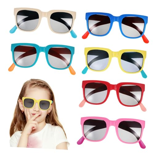 FOMIYES 6 Stück Kindersonnenbrille Sonnenbrille Für Mädchen Faltbare Sonnenbrille Neuartige Sonnenbrille Geburtstag Sonnenbrille Sonnenbrillen-party Schutzbrille Stk FOMIYES 6 Stück Kindersonnenbrille Sonnenbrille Für Mädchen Faltbare Sonnenbrille Neuartige Sonnenbrille Geburtstag Sonnenbrille Sonnenbrillen-party Schutzbrille Stk von FOMIYES