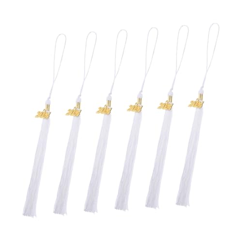 FOMIYES 6 Stück Teiliges Abschluss Hut Anhänger mit Quaste Erinnerungsfoto Charm Eleganter Doktorhut Schmuck für Graduierungsfeiern Partys von FOMIYES