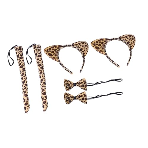 FOMIYES 6 Stück Teiliges Katzenohren Haarreif mit Leopardenmuster und Schleifen deko Stabile Haarschmuck accessoires für Kostüm Party Fasching Karneval Mädchengeschenke FOMIYES 6 Stück Teiliges Katzenohren Haarreif mit Leopardenmuster und Schleifen deko Stabile Haarschmuck accessoires für Kostüm Party Fasching Karneval Mädchengeschenke von FOMIYES