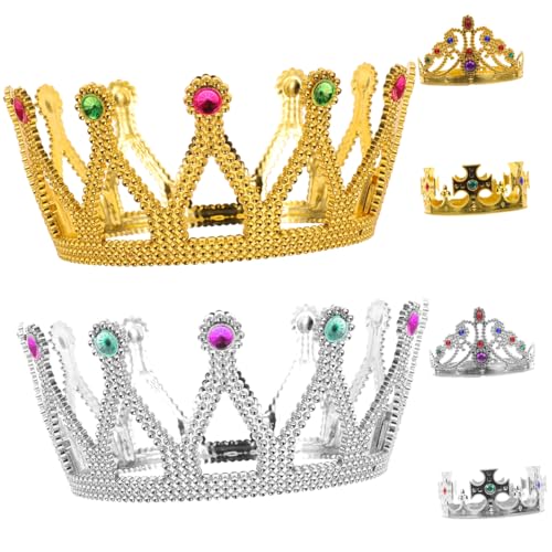 FOMIYES 6 Stück Teiliges Party Königin und König Stirnband Leichtes Diadem für Geburtstag Kostüm Cosplay Festliche Dekoration Geeignet für Mädchen und Damen FOMIYES 6 Stück Teiliges Party Königin und König Stirnband Leichtes Diadem für Geburtstag Kostüm Cosplay Festliche Dekoration Geeignet für Mädchen und Damen von FOMIYES