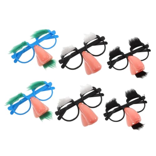 FOMIYES 6Stücke Lustige Verkleidungsbrille für Halloween Geburtstagsfeiern Feiertagspartys Wiederverwendbare Requisiten für Unvergesslichen Spaß FOMIYES 6Stücke Lustige Verkleidungsbrille für Halloween Geburtstagsfeiern Feiertagspartys Wiederverwendbare Requisiten für Unvergesslichen Spaß von FOMIYES