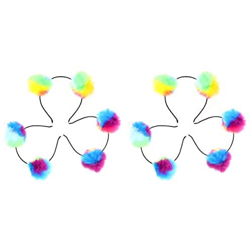 FOMIYES 6stücke Flauschiges Haarband Mit Pompom-bällen Bunte Weiche Kopfbänder Für Mädchen Und Frauen Für Partys Cosplay Und Festivals Einzigartiges Accessoire Für Besondere FOMIYES 6stücke Flauschiges Haarband Mit Pompom-bällen Bunte Weiche Kopfbänder Für Mädchen Und Frauen Für Partys Cosplay Und Festivals Einzigartiges Accessoire Für Besondere von FOMIYES